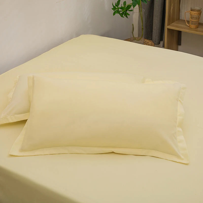 Taie d'oreiller Décorative – Lot de 2 | 48x74 cm | Plusieurs Coloris