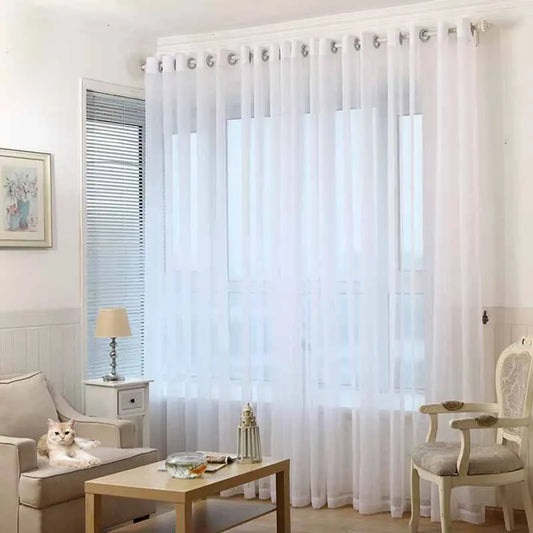 Voilage Blanc Moderne