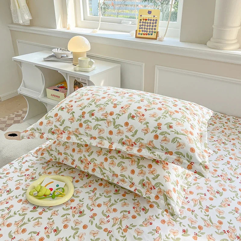 Taie d'oreiller Rayures Colorées – Lot de 2