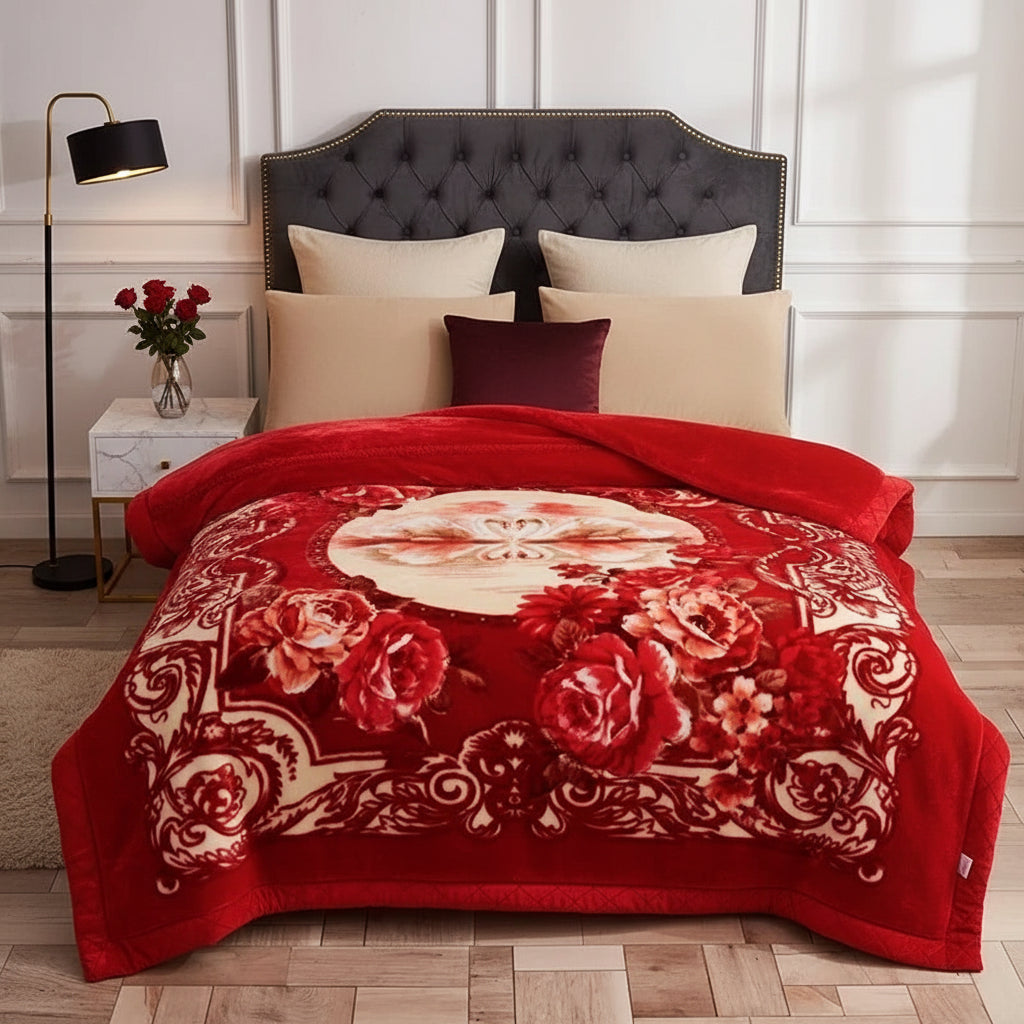 Couverture Lestée Raschel Premium — Velours Biface Hiver 2 à 5 kg