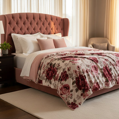 Couverture Lestée Raschel Premium — Velours Biface Hiver 2 à 5 kg