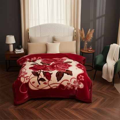 Couverture Lestée Raschel Premium — Velours Biface Hiver 2 à 5 kg