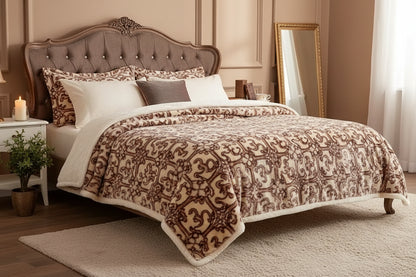 Couverture Lestée Raschel Premium — Velours Biface Hiver 2 à 5 kg