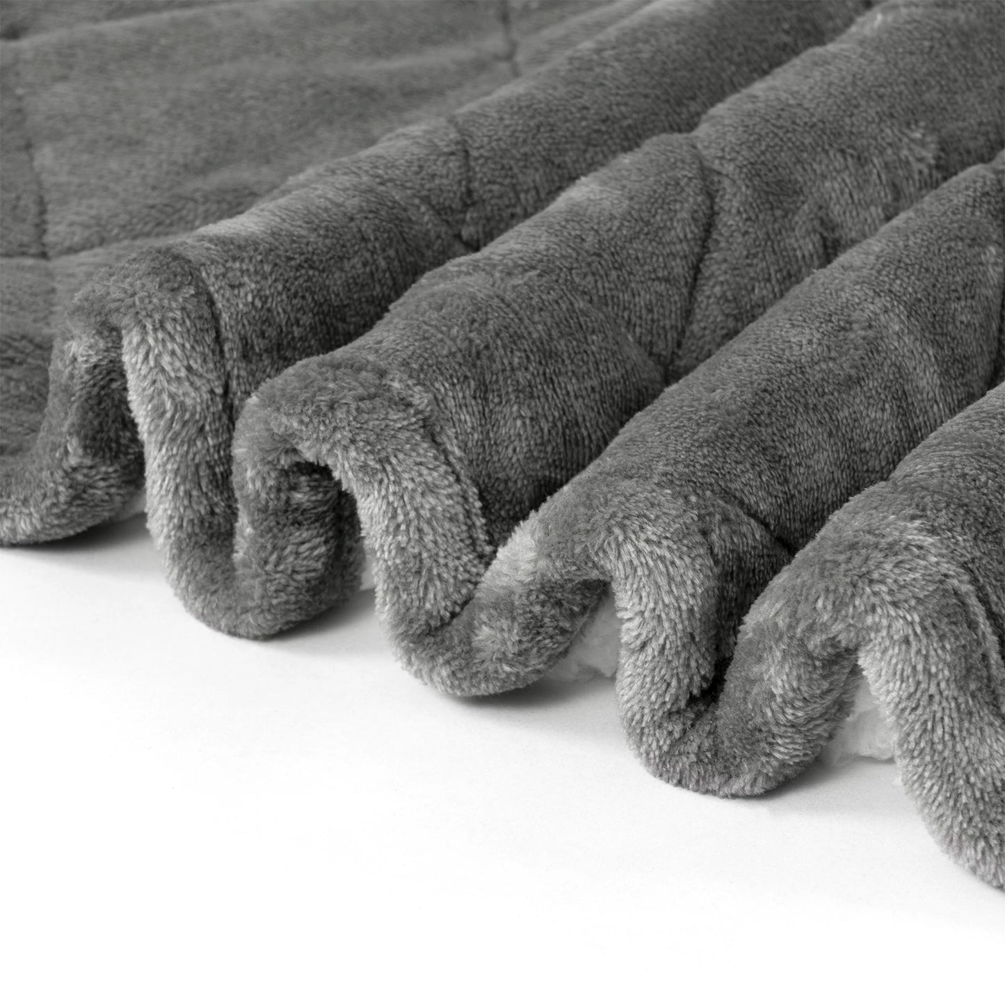 Couverture Lestée WOLTU — Flanelle & Sherpa Double Face 7/9/11 kg