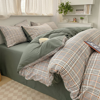 Housse de Couette 3 Pièces avec Taies d'Oreiller