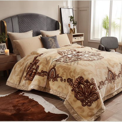 Couverture Lestée Raschel Premium — Velours Biface Hiver 2 à 5 kg