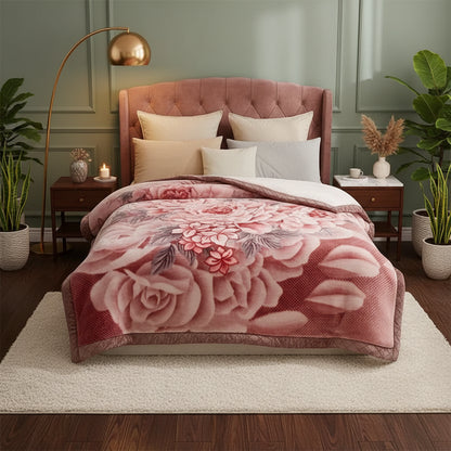 Couverture Lestée Raschel Premium — Velours Biface Hiver 2 à 5 kg