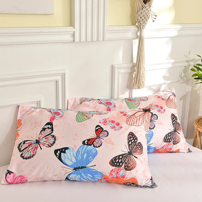 Taie d'oreiller Imprimée – Lot de 2 | Plusieurs Coloris