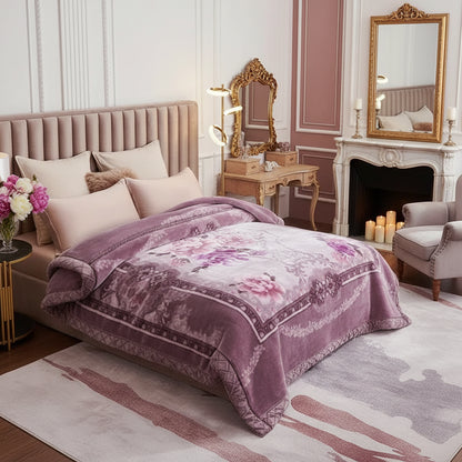 Couverture Lestée Raschel Premium — Velours Biface Hiver 2 à 5 kg