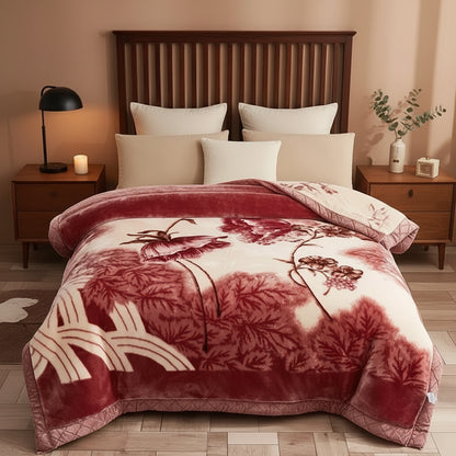 Couverture Lestée Raschel Premium — Velours Biface Hiver 2 à 5 kg