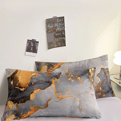 Taie d'oreiller Imprimée – Lot de 2 | Plusieurs Coloris