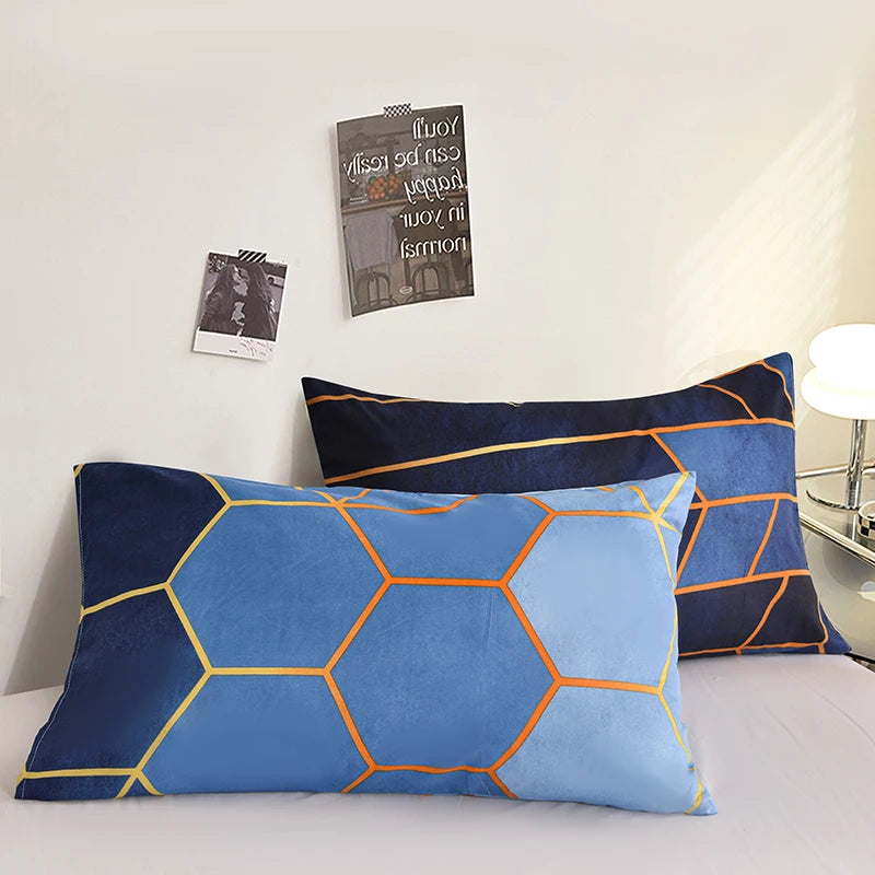 Taie d'oreiller Imprimée – Lot de 2 | Plusieurs Coloris
