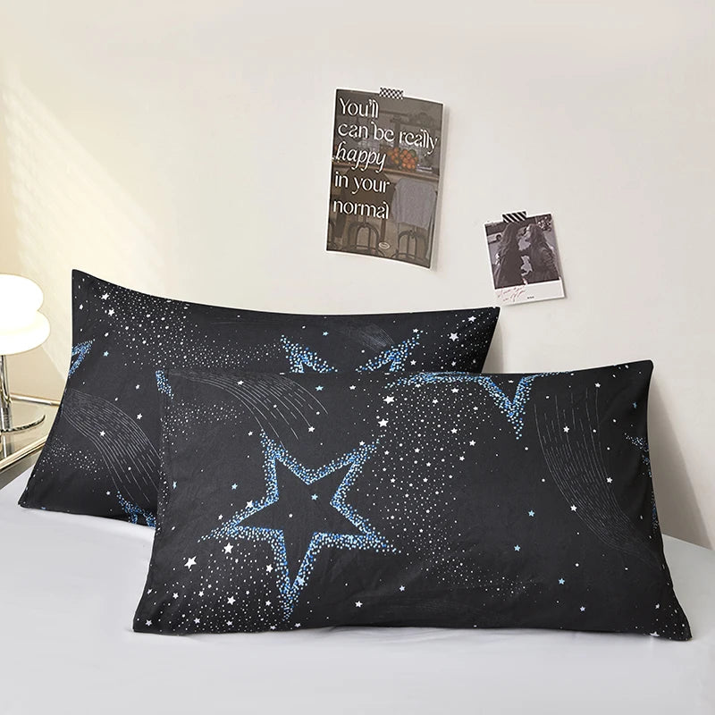 Taie d'oreiller Imprimée – Lot de 2 | Plusieurs Coloris