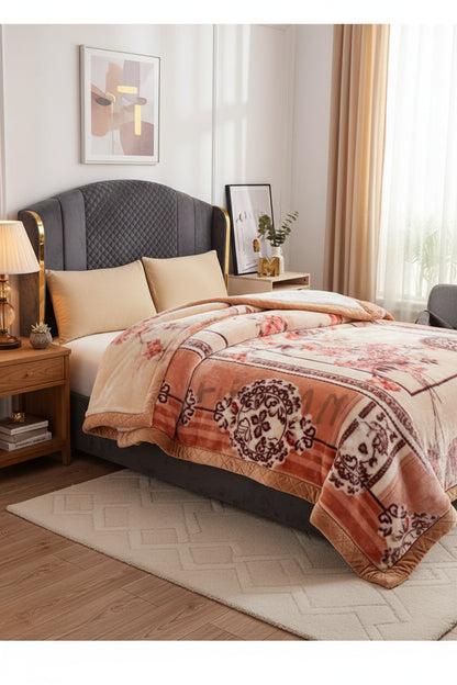 Couverture Lestée Raschel Premium — Velours Biface Hiver 2 à 5 kg