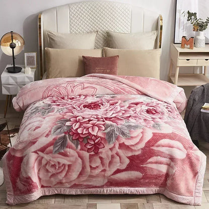 Couverture Lestée Raschel Premium — Velours Biface Hiver 2 à 5 kg