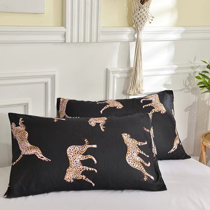 Taie d'oreiller Imprimée – Lot de 2 | Plusieurs Coloris