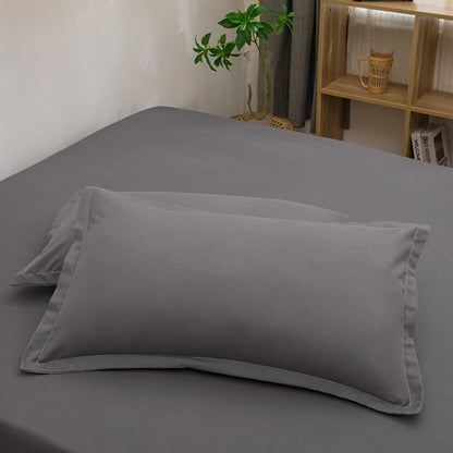 Taie d'oreiller Décorative – Lot de 2 | 48x74 cm | Plusieurs Coloris