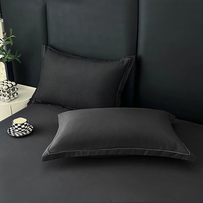 Taie d'oreiller Décorative – Lot de 2 | 48x74 cm | Plusieurs Coloris