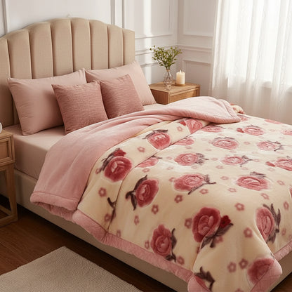 Couverture Lestée Raschel Premium — Velours Biface Hiver 2 à 5 kg
