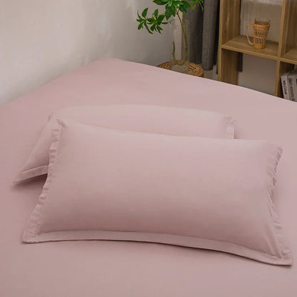 Taie d'oreiller Décorative – Lot de 2 | 48x74 cm | Plusieurs Coloris