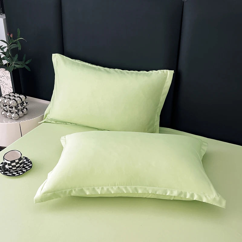 Taie d'oreiller Décorative – Lot de 2 | 48x74 cm | Plusieurs Coloris