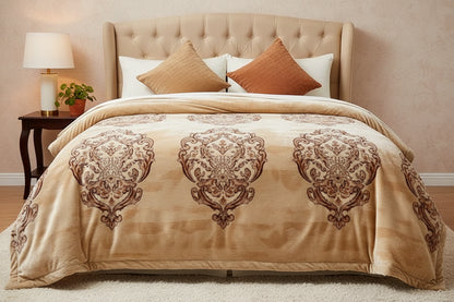 Couverture Lestée Raschel Premium — Velours Biface Hiver 2 à 5 kg