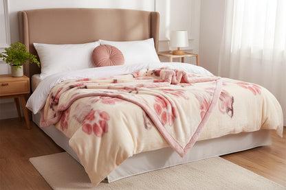 Couverture Lestée Raschel Premium — Velours Biface Hiver 2 à 5 kg