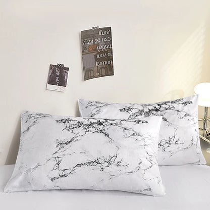 Taie d'oreiller Imprimée – Lot de 2 | Plusieurs Coloris