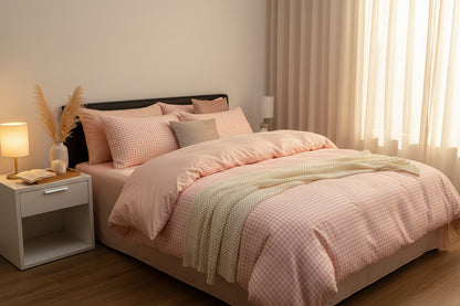 Housse de Couette 3 Pièces avec Taies d'Oreiller
