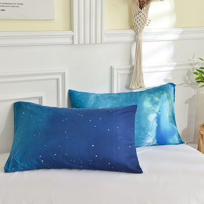 Taie d'oreiller Imprimée – Lot de 2 | Plusieurs Coloris