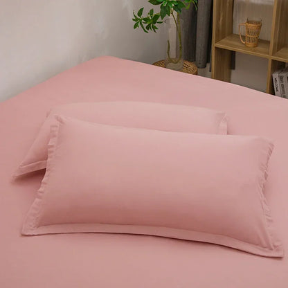 Taie d'oreiller Décorative – Lot de 2 | 48x74 cm | Plusieurs Coloris