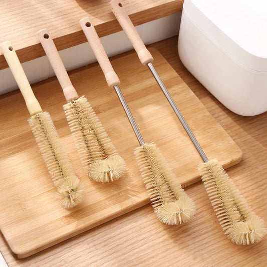 Brosse Nettoyante Longue en Bois