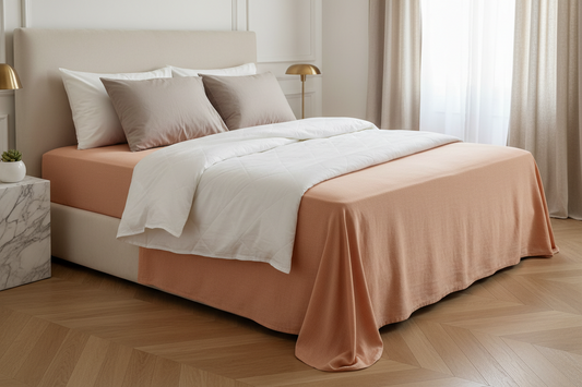 Drap Housse Coton Doux avec Élastique