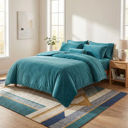 Parure de Lit 200x200 3 Pièces – Microfibre Douce Toutes Saisons