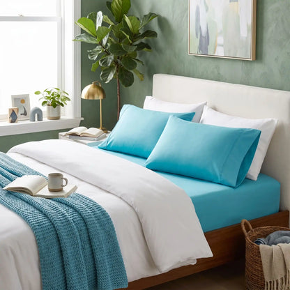 Drap Housse Satiné Ice Silk Effet Soie – 19 Couleurs