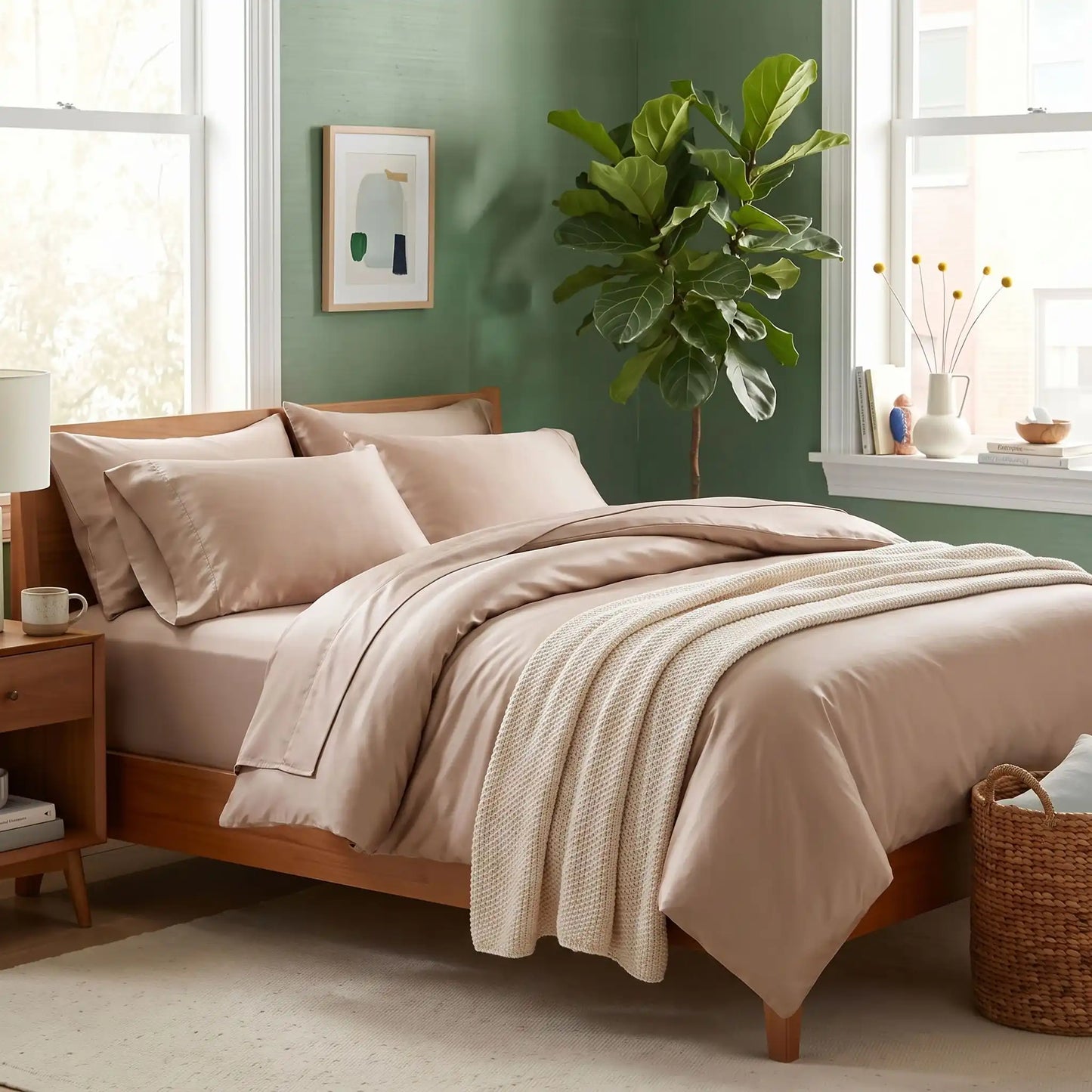 Drap Housse Satiné Ice Silk Effet Soie – 19 Couleurs